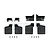 GPM Black Polyurethane TRX-4 Front & Rear Mud Flap Set TRX4ZSP16-BK
