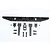 GPM Black Aluminium TRX-4 Rear Bumper w/ D-Ring TRX4330RD-BK