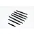 GPM Black Aluminium TRX-4 Turnbuckle Set 7Pcs TRX4162-BK
