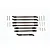 GPM Spring Steel TRX-4 Complete Turnbuckle Set 7Pcs Set TRX4160ST-OC-BEBK
