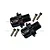 GPM Black Aluminium ARRMA Kraton, Talion & Outcast +13mm Wheel Hex Extension 2Pcs ARR010/+13MM-BK