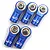 Yeah Racing Blue Aluminium M3 Threaded (Counter Clockwise) Rod Ends 5Pcs YA-0572DB