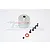 GPM Racing silver aluminium differential case for Axial Yeti XL with included screws and O-ring on a white background.