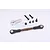 GPM Silver Aluminium Axial Yeti XL Servo Horn w/ Spring Steel Linkage YTL16023-S
