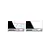 Two rectangular metal plates with Bronco branding and a horse logo, likely for RC car side mirrors.