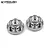 Two silver aluminium Vanquish SLW 350 wheel hex hubs shown from an angled top-down perspective against a white background.