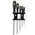Du-Bro Imperial Ball Hex Driver Set w/ Wall Mount 705