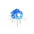 GPM E-Revo VXL 2.0 Blue Aluminium Motor Mount w/ Heat Sink ER2018-B