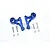 GPM Blue Aluminium E-Revo 2.0 Rear Suspension Rocker Arm 2Pcs ER2027R-B