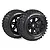 Two Louise ST-Pioneer RC monster truck tyres mounted on black multi-spoke beadlock-style rims against a white background.