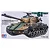 Tamiya 1/35 scale Japanese Type 61 Tank plastic model kit box art showing a camouflaged tank with a turret and tracks.