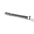 Tamiya fine pin vise hand drill tool with a silver knurled metal body and a Tamiya star logo on a white background.