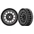 Traxxas TRX-4 Method 105 1.9" Charcoal Grey Rims 2Pcs 8173A