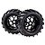 HSP 3.5" Off Road Tyres on Black Rims - Wheels 2Pcs 83005