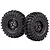 HSP 1.9" RC4 Soft Off Road Tyres on Black Rims - Wheels 2Pcs 68164A