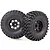 HSP 2.2" Soft Off Road Tyres on Black Rims - Glued Wheels 2Pcs 70527