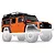 Traxxas TRX-4 Land Rover Defender Painted Orange Body Shell w/ Decal Sheet 8011A