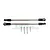 GPM Stainless Steel E-Revo VXL 2.0 Front or Rear Turnbuckles 2Pcs ER2162S/2-OC-BEBK