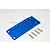 GPM Blue Aluminium X-Maxx Front Skid Plate w/ Hardware TXM331F-B