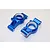 Traxxas Blue Aluminium X-Maxx Rear Hub Carriers 2Pcs TXM022N-B