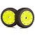 Rovan 4.7/5.5" V5 Front/Rear Dirt Buster Tyres on Green Dish Rims - Beadlocked Wheels 2Pcs 970472