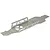 Rovan Baja 4WD Gunmetal Aluminium Main Chassis 161001