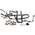 Rovan V5 Silenced Tuned Exhaust Pipe Set w/ Twin Tips & Steel Bumper 87113