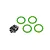 Traxxas Green Aluminium 1.9" Beadlock Rings 4pc 8169G