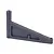 A black plastic Rovan Baja 4WD rear chassis brace spare part shown against a white background.
