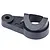 A black plastic Rovan Baja 4WD upper servo saver arm spare part isolated on a white background.