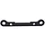 Rovan Baja 4WD Black Aluminium Lower (Front Rear) or (Rear Rear) Long Suspension Pin Brace 161011