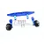 GPM Blue Aluminium Rustler 4x4 Adjustable Wheelie Bar RUS4040R-B