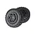 ARRMA 2.2/3.0" SENTON 6S dBoots SIDEWINDER SC Tyres on Black Rims - Glued Wheels 2Pcs AR550003