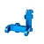 HSP Blue Aluminium Front Steering Hub Carriers 2Pcs 601005