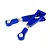 HSP Blue Aluminium Front Upper Suspension Arm Set 081018