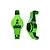 Traxxas Green Aluminium TRX-4 Left & Right Portal Drive Caster Blocks 8232G