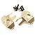 Yeah Racing SCX10 II High Mass Brass Left & Right Steering Hub Set 2Pcs AXSC-008