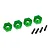 Traxxas TRX-4 Green Aluminium 12mm Wheel Hexes w/Screw Axle Pins 2Pcs 8269G