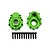 Traxxas TRX-4 Green Aluminium (Left & Right) Front or Rear Outer Portal Drive Housing 8251G