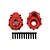 Traxxas TRX-4 Red Aluminium (Left & Right) Front or Rear Outer Portal Drive Housing 8251R