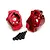 Traxxas TRX-4 Red Aluminium (Left & Right) Rear Inner Portal Drive Housing 8256R