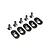Losi 5IVE-T 2.0 Black Engine Mount Inserts & Screws (19T) 5pcs LOS252101