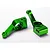 Traxxas Green 6061-T6 Aluminium Rear Hubs 2Pcs 1952G
