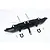 GPM Black Aluminium TRX-4 & SCX-10 II Rear Bumper w/ D-Ring & Drop Hitch SCX2330RB-BK
