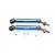 GPM Blue Steel Traxxas Rustler 4x4 Rear Universal Drive Shafts 2Pcs w/ 12mm Hexes SRUS41277RH-B