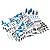 Yeah Racing Blue Aluminium Tamiya TT-02 RWD Performance Conversion Kit TATT-S03BU