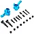 Yeah Racing Blue Aluminium Tamiya TT-02 RWD Steering Hub Set TATT-013BU