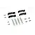 GPM Black Aluminium TRX-4 Defender Door Handle Set TRX4ZSP10B-BK