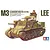 Box art for Tamiya 1/35 scale M3 Lee Mk.I medium tank plastic model kit featuring an illustration of the tank with a commander figure.