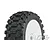Pro-Line 3.3" Badlands MX M2 (Medium) Tyres on White Dish Rims - Glued Buggy Wheels 2Pcs 9067-31